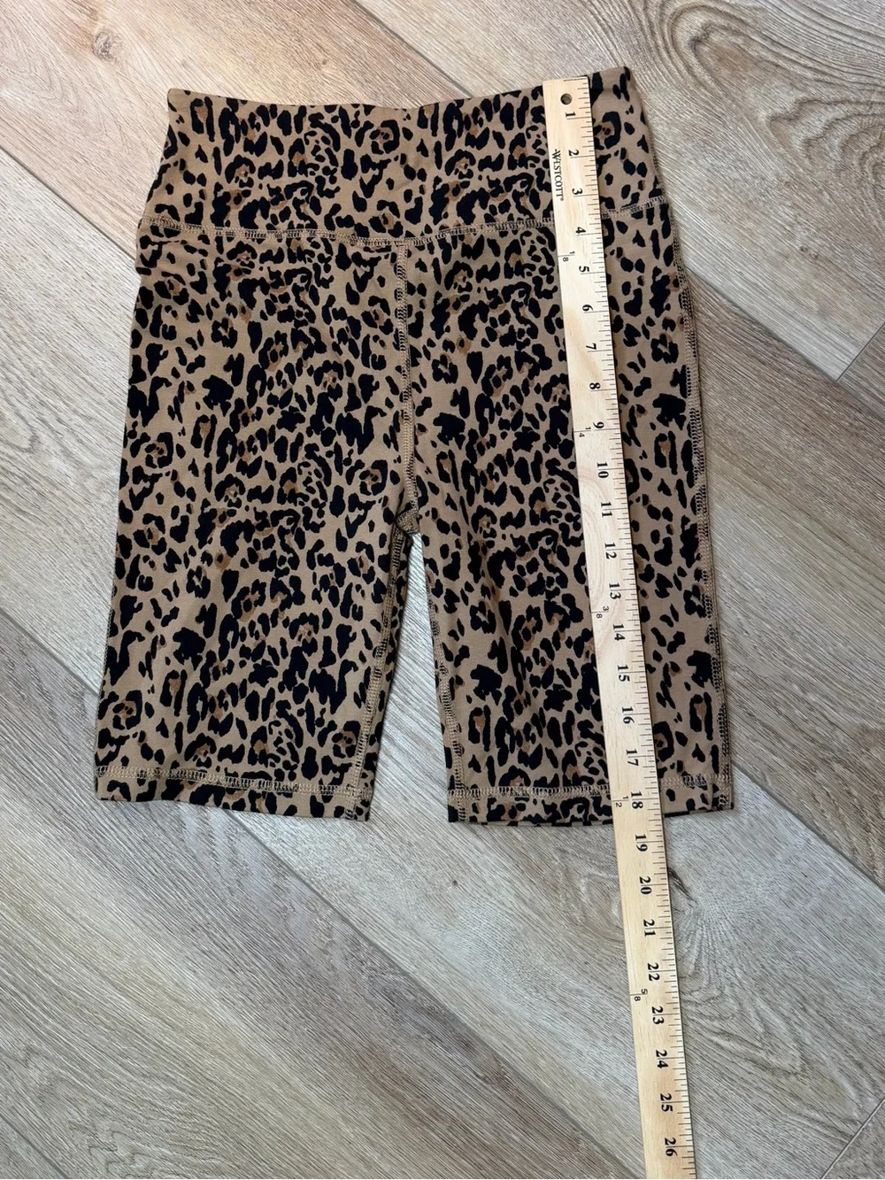 J.Crew Weekend Leopard Print Bike Shorts - S Preppy